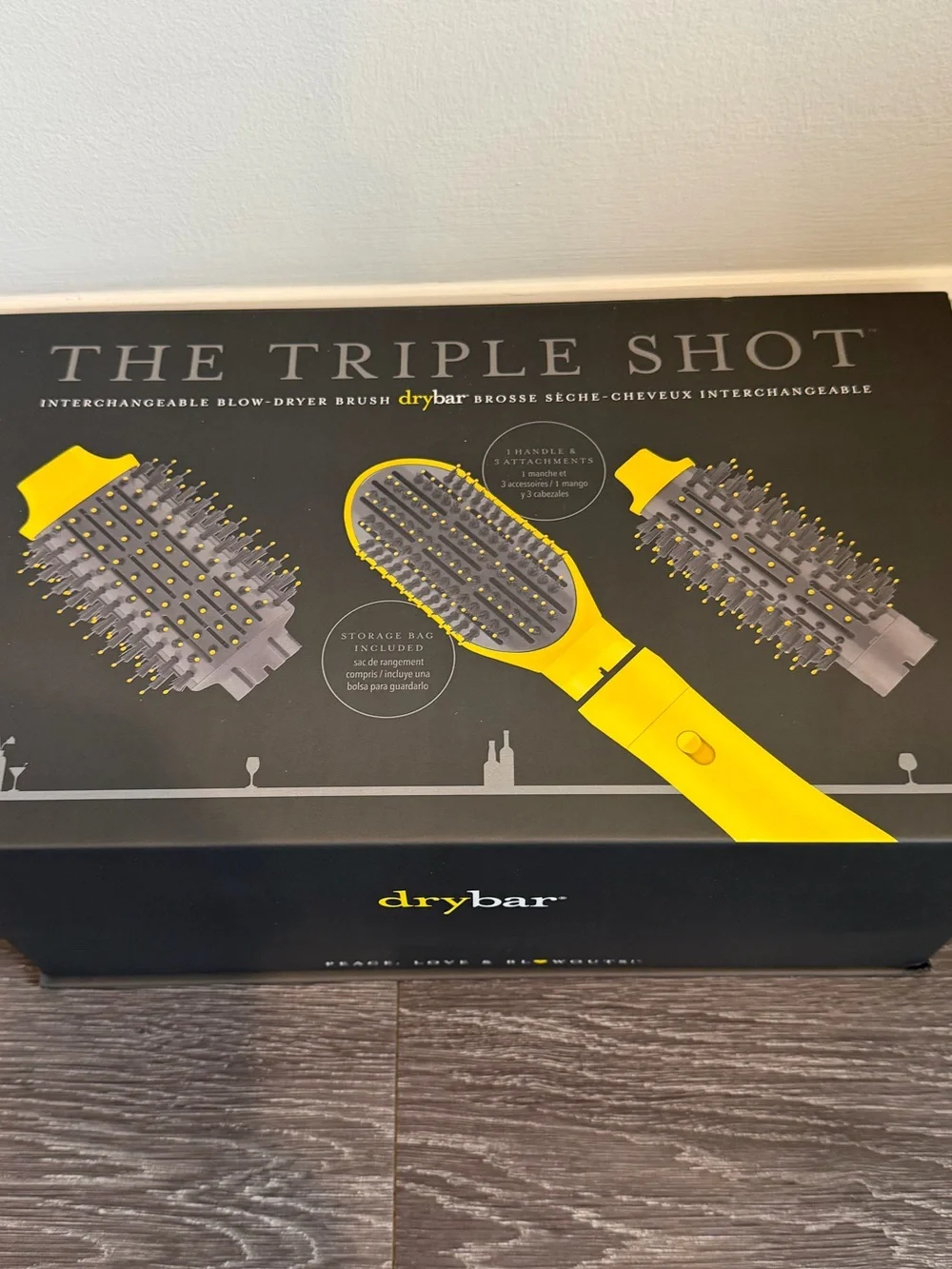 The Triple Shot Interchangeable Blow-Dryer Brush Set by drybar